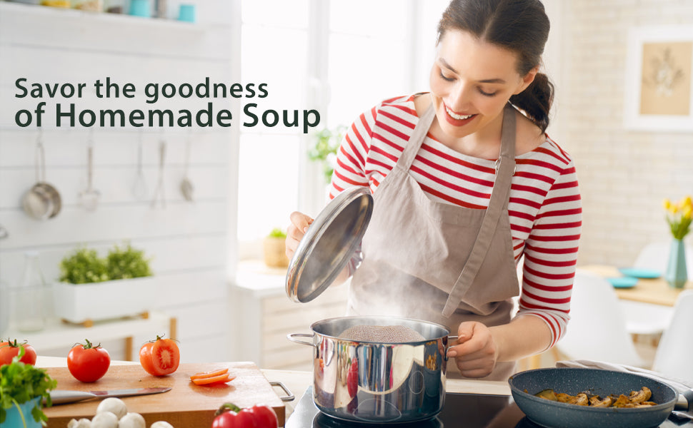 Eselect 24” Soup Bags - Pack of 10, Cooking Bags for Making Flavorful Soup Stock, Broth & Stew, Clam Bags, Steamer & Boiling Bags, Food Storage Bags