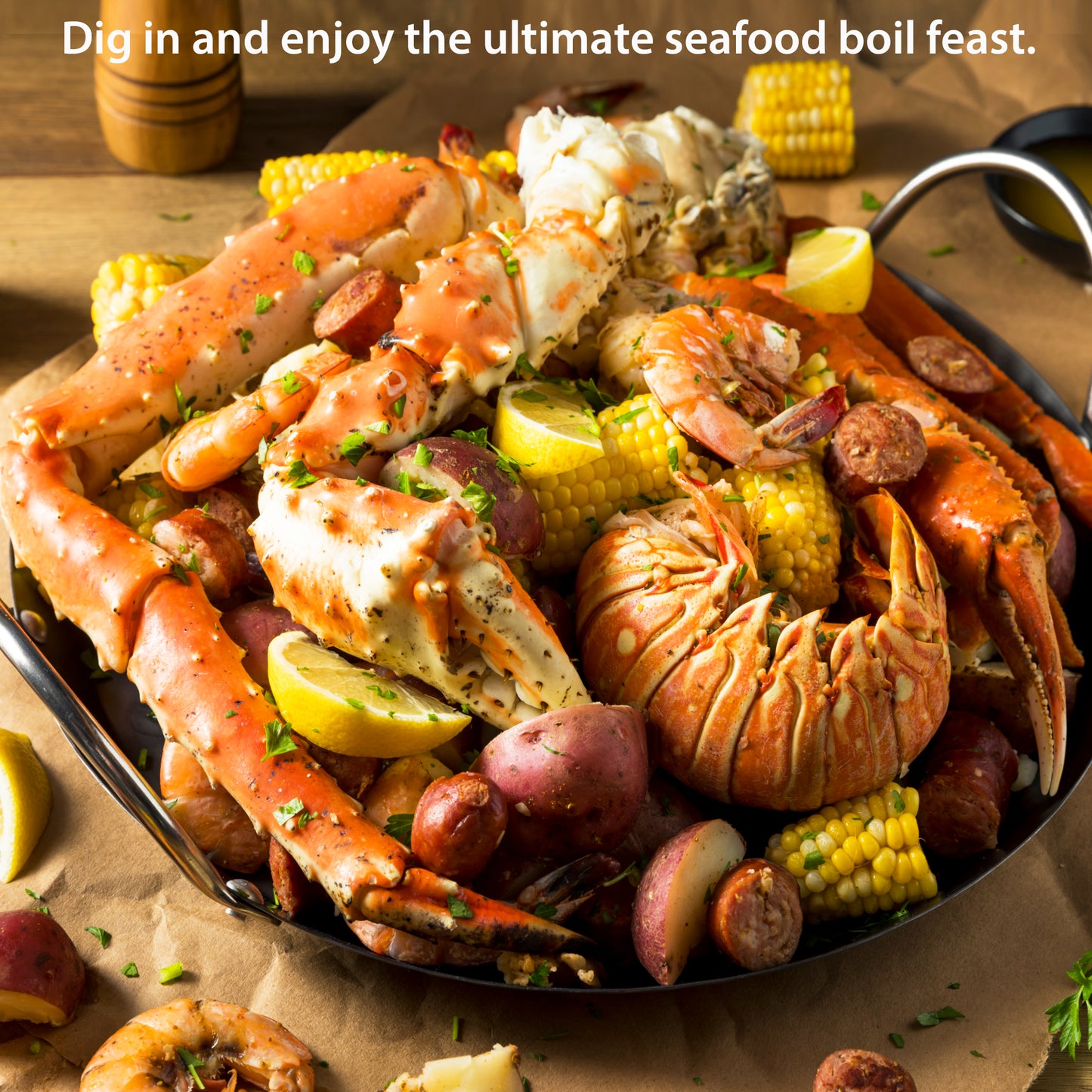 Eselect 22" Seafood Boil & Steamer Bags - Pack of 25, Seafood Boiling Bags for Crab, Crawfish, Shellfish - Low Country Boil, Clambake, Crab Boil, Soup Bags, Vegetable Storage Bags